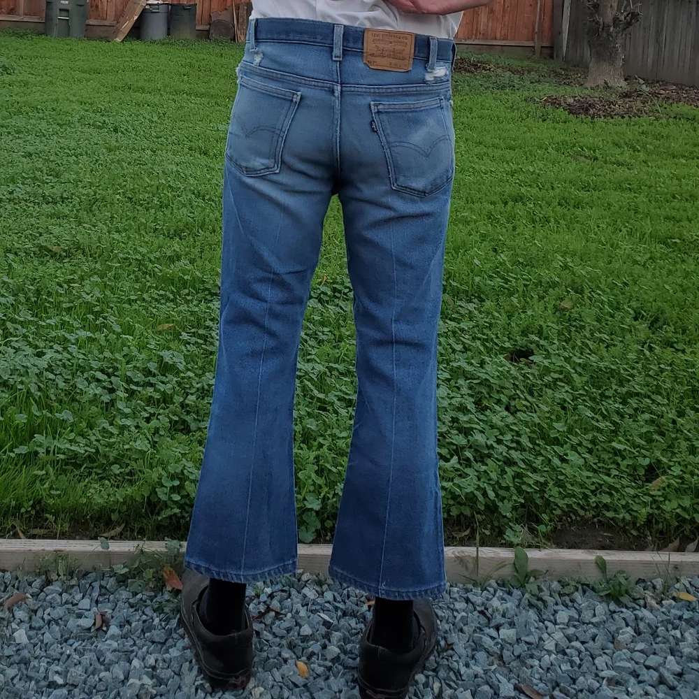 Levi's. Vintage 1970's Black Tab. 517 Boot Cut Flare Men's 36x30. USA made. GVC - Picture 4 of 15